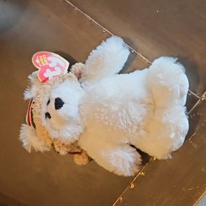 TY Beanie Baby Chillingsly The Polar Bear 2006. Christmas